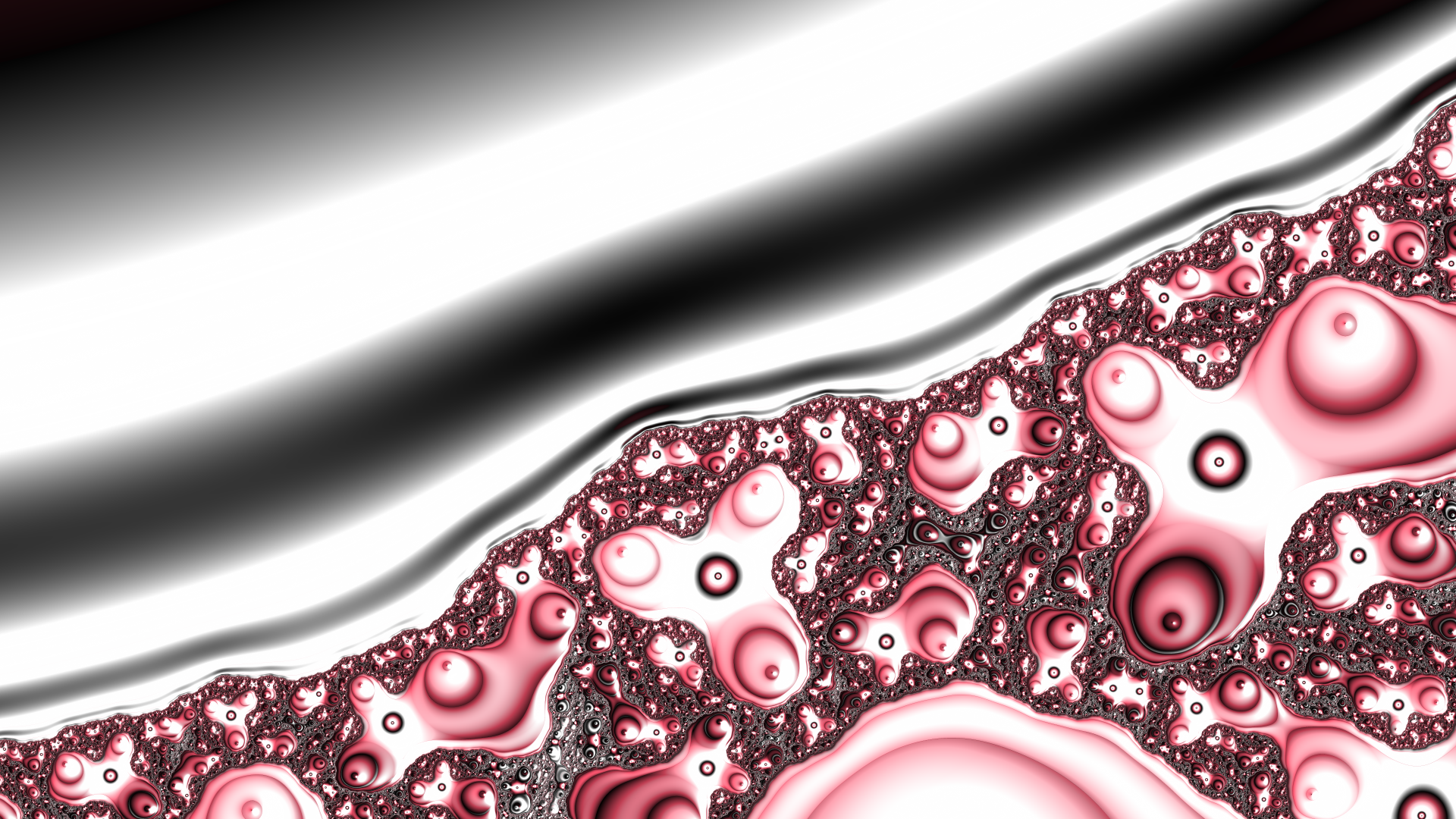 Trippy Psychedelic Fractal Wallpaper by Dr-Pen