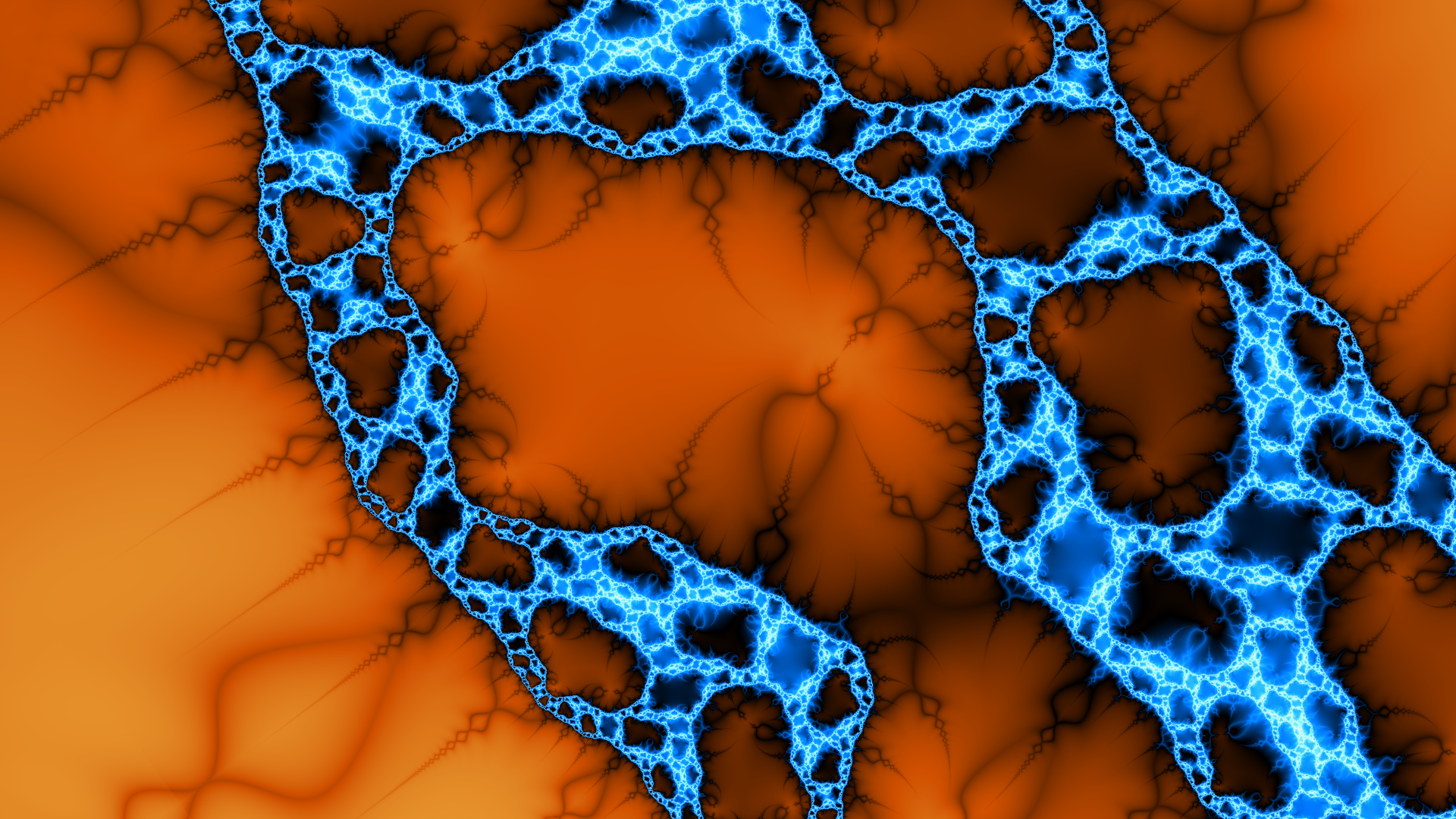 Trippy Psychedelic Fractal Wallpaper by Dr-Pen