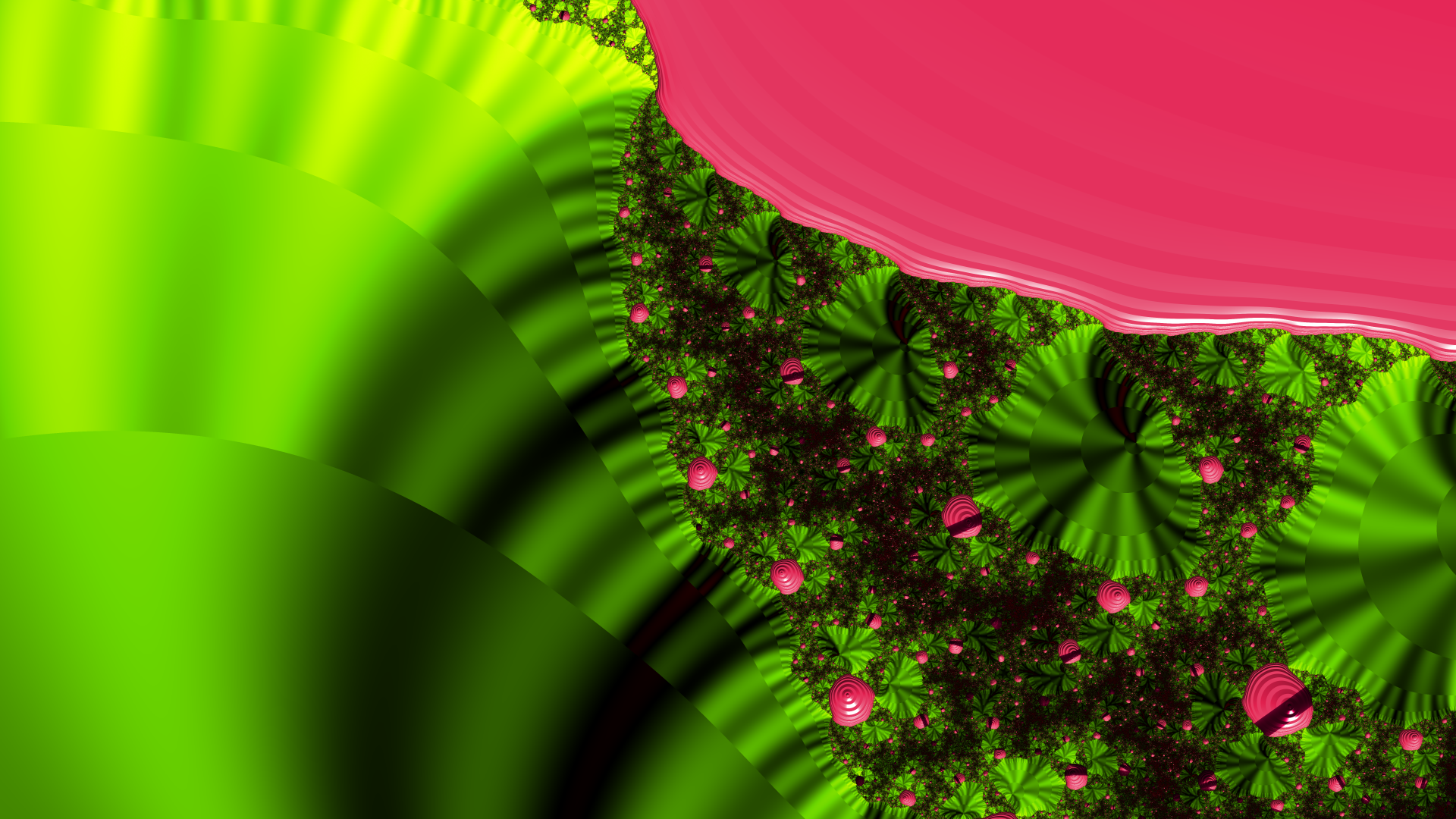 Trippy Psychedelic Fractal Wallpaper by Dr-Pen