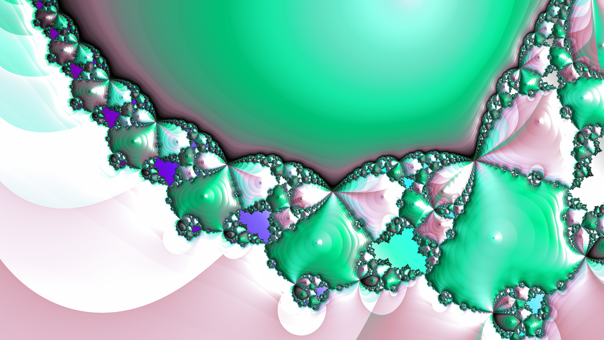 Trippy Psychedelic Fractal Wallpaper by Dr-Pen