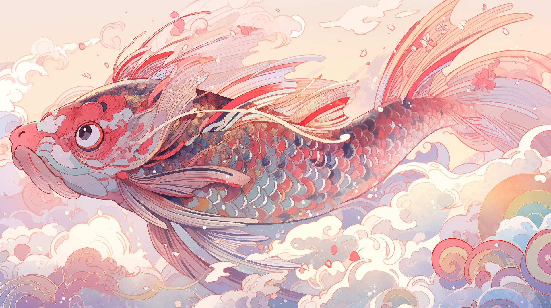 Download Koi Fish HD Wallpaper