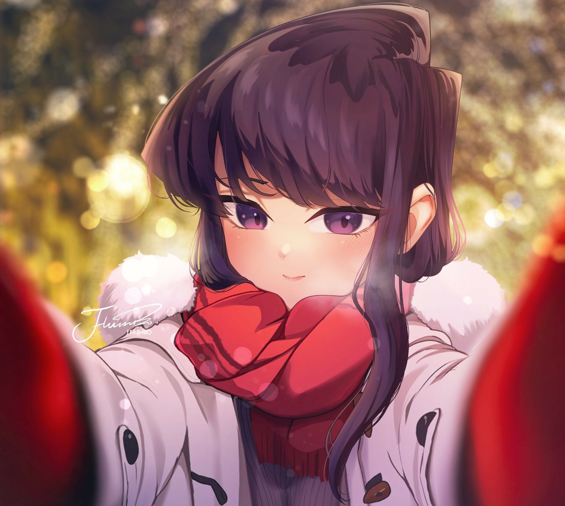 Komi Shouko Ultra HD Anime Wallpaper – Komi Can’t Communicate Magic by ハンボ