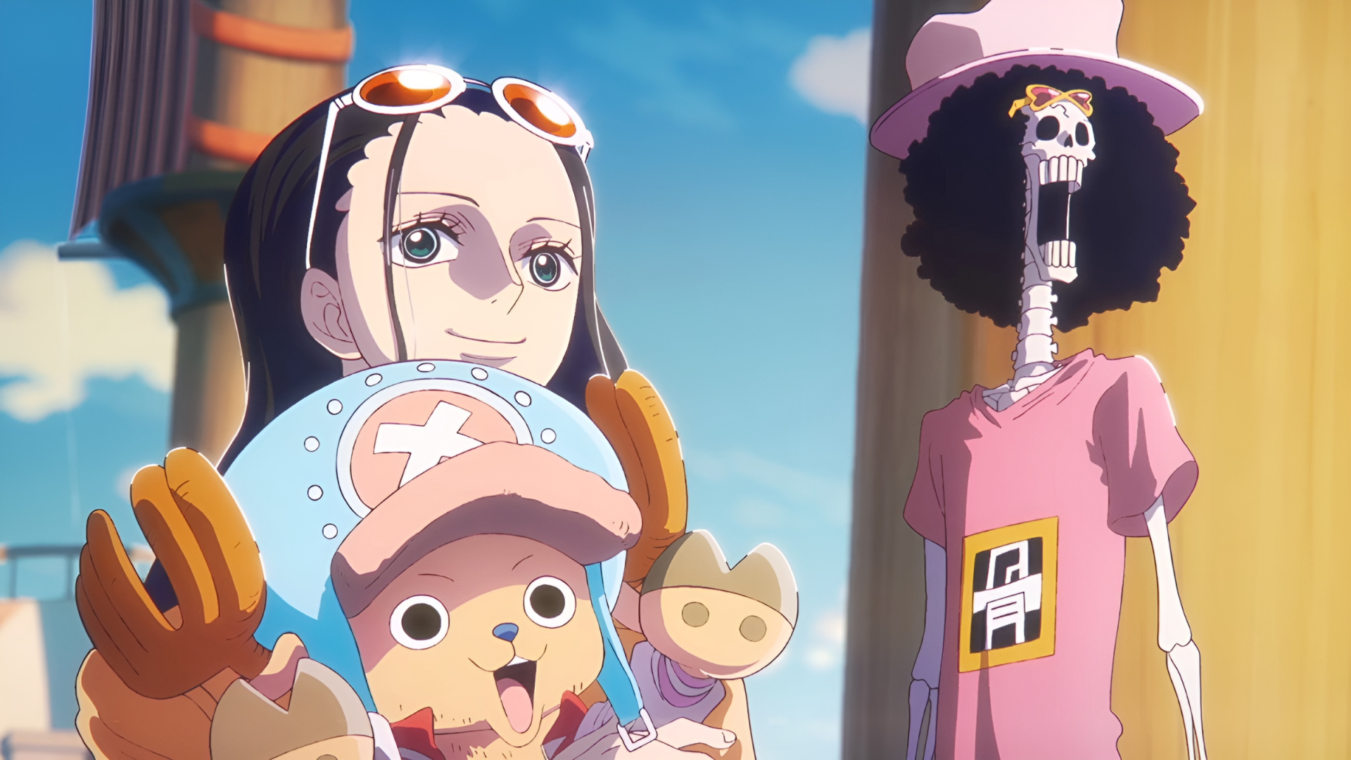 Download Anime One Piece Nico Robin Tony Tony Chopper Brook (One Piece) HD  Wallpaper