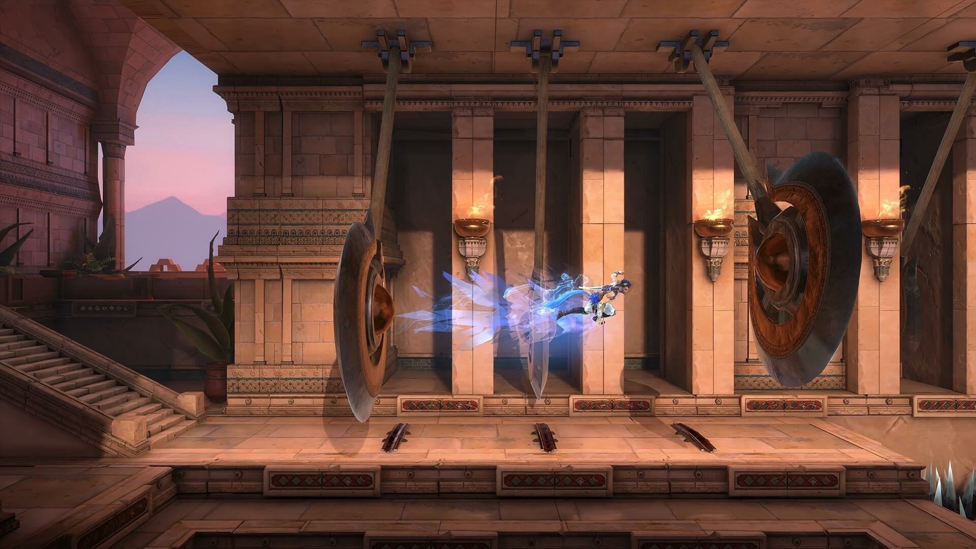 HD wallpaper of Prince of Persia: The Lost Crown video game scene with protagonist in action for desktop background.