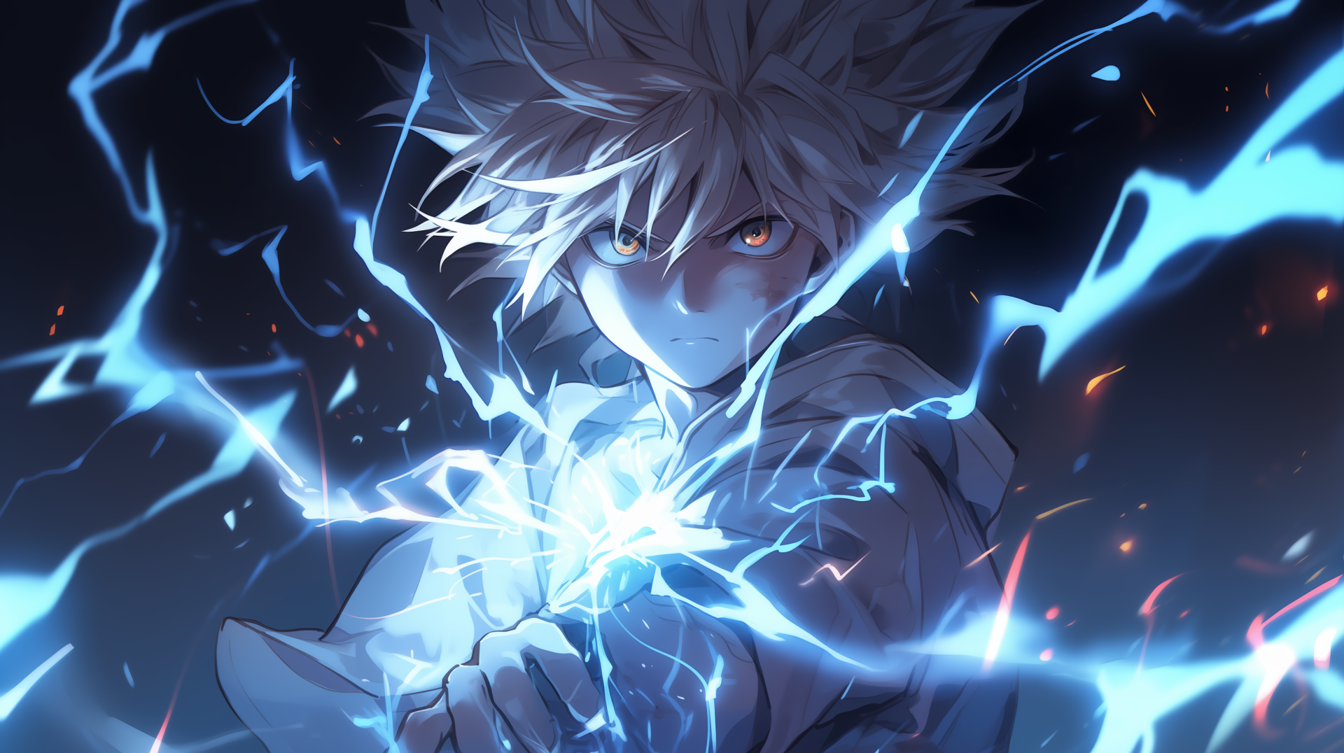 Killua Zoldyck Lightning Aura Hunter X Hunter HD Wallpaper By Patrika 