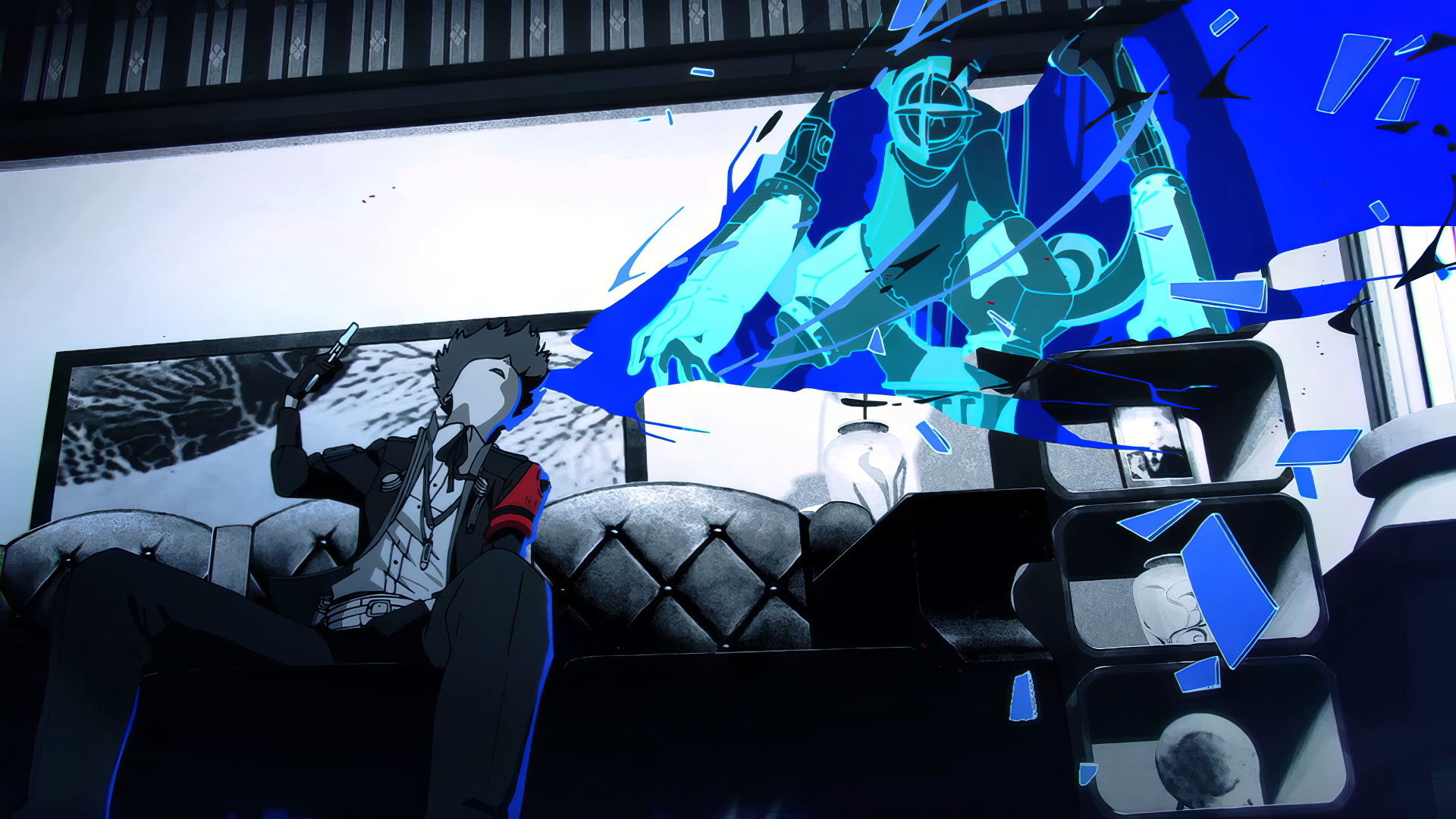 HD wallpaper featuring Persona 3 Reload video game character artwork for desktop background.