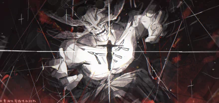  Epic Sukuna VS Mahoraga Fight from JJK Manga Wallpaper by 黄油吐司猫咪永动机