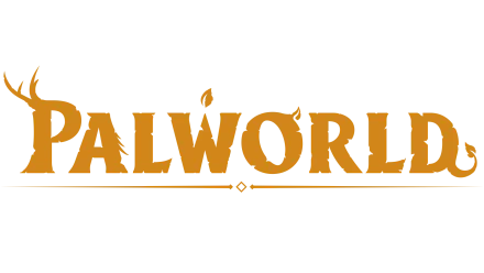 HD desktop wallpaper featuring the logo of the video game Palworld.