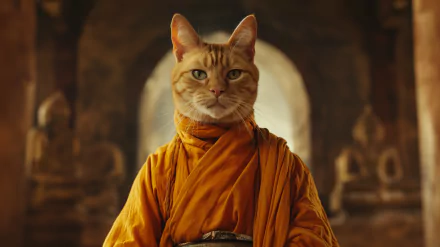  Cat Monk