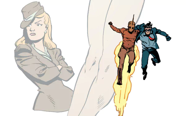 Comic Rocketeer/The Spirit: Pulp Friction HD Desktop Wallpaper | Background Image