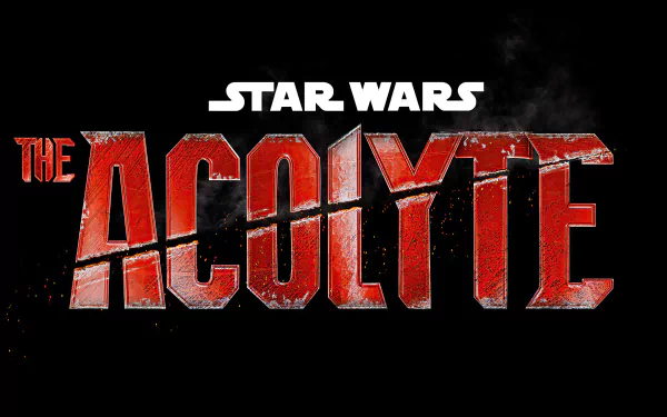 Star Wars: The Acolyte (2024) TV show logo in HD desktop wallpaper.