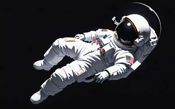  Astronaut in Space