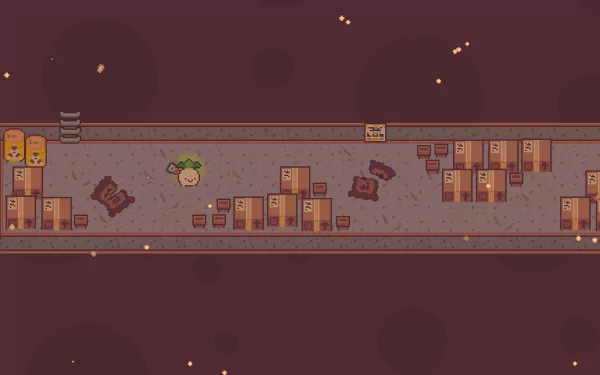 HD Wallpaper of Turnip Boy Commits Tax Evasion Video Game with Character and Office Scene for Desktop Background