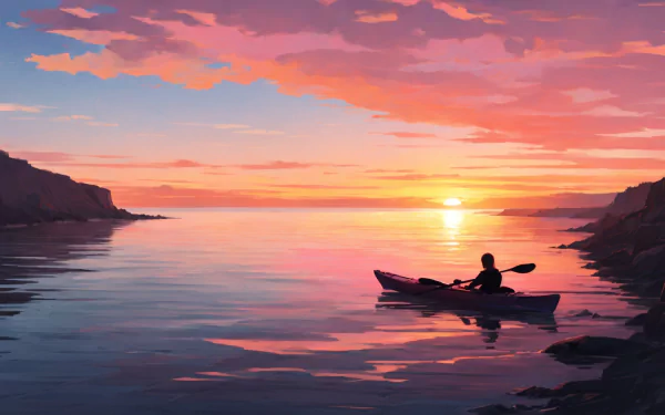  Sunset Sea