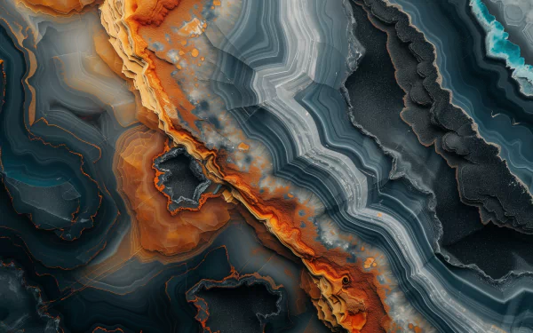 HD Wallpaper of a Colorful Geode Pattern for Desktop Background