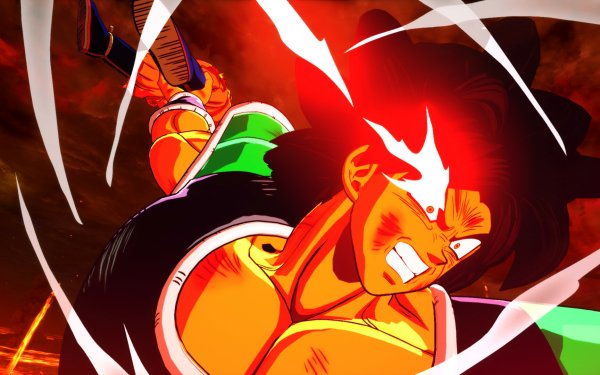 HD desktop wallpaper featuring Broly from the video game DRAGON BALL: Sparking! ZERO, captured in an intense battle pose with dynamic energy effects.
