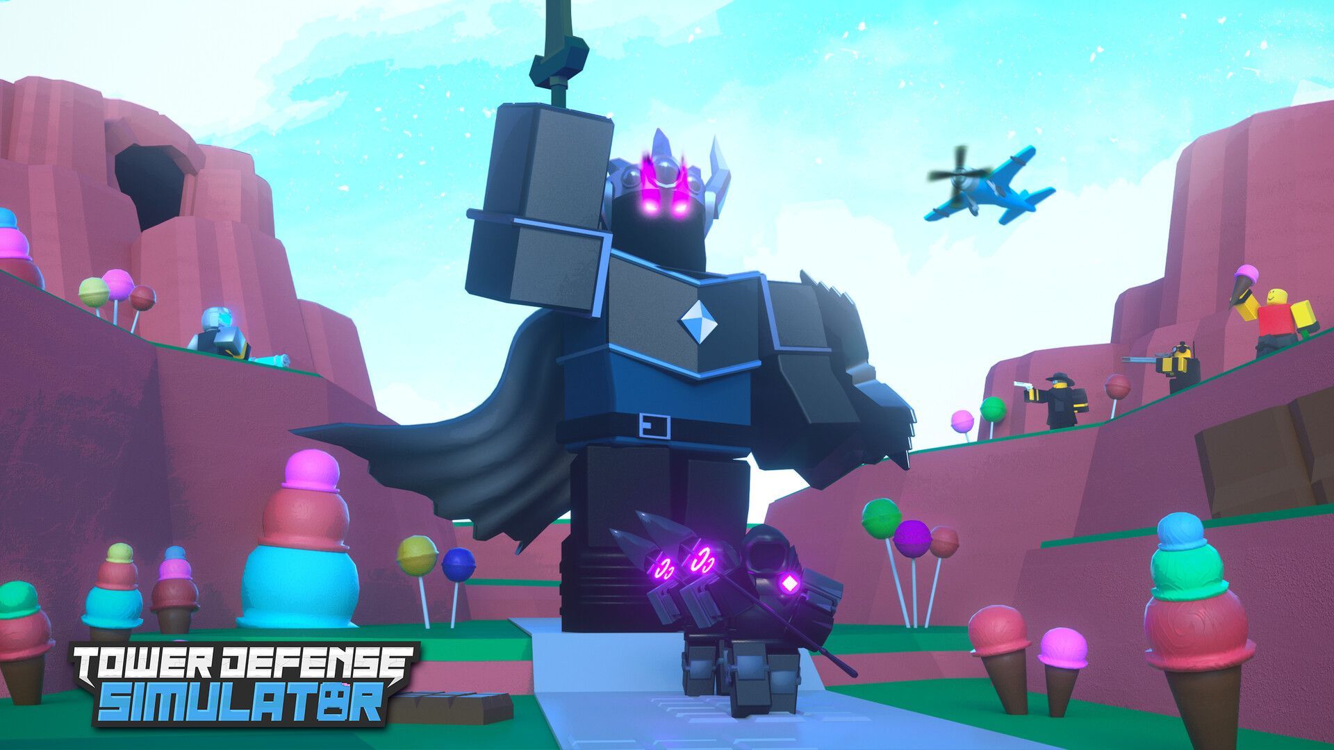 Roblox Tower Defense Simulator HD Wallpaper - Epic Game Scene