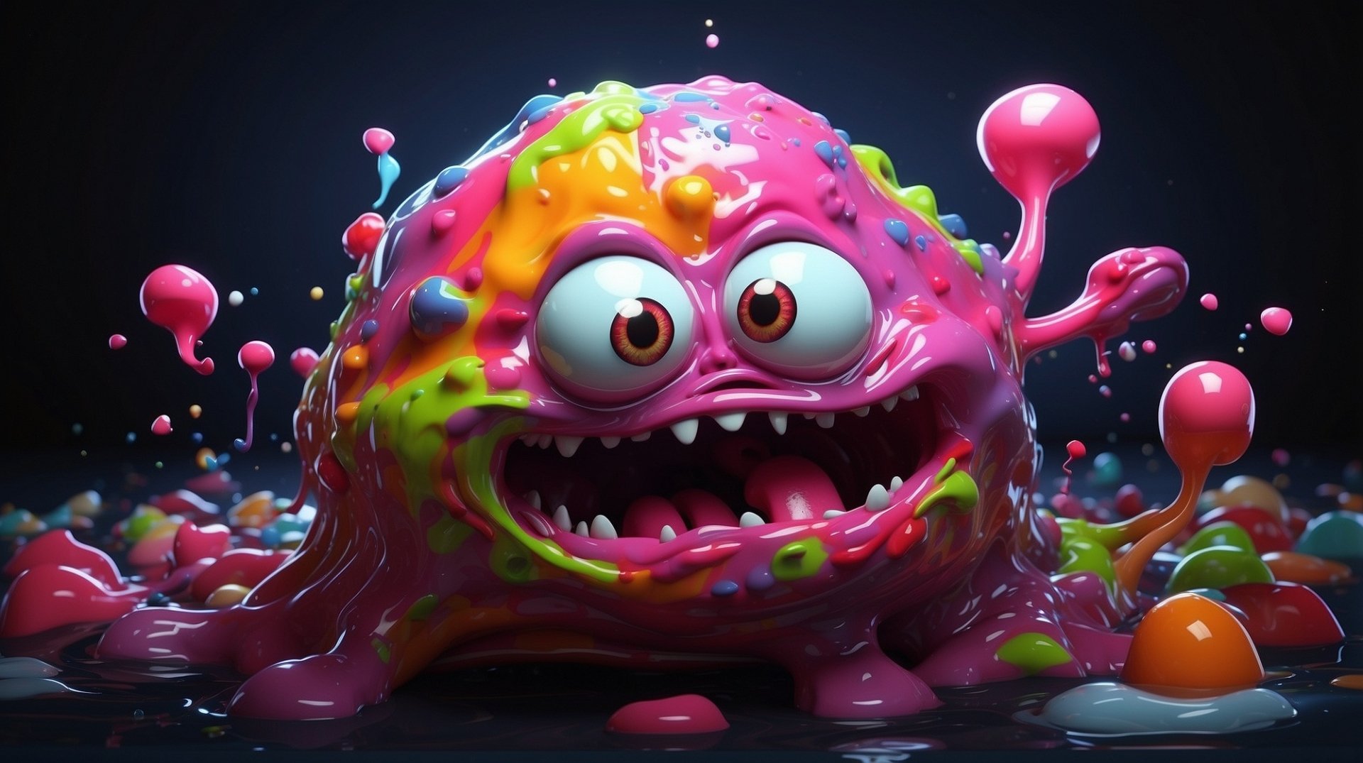 Slimy creature by AnimeHead
