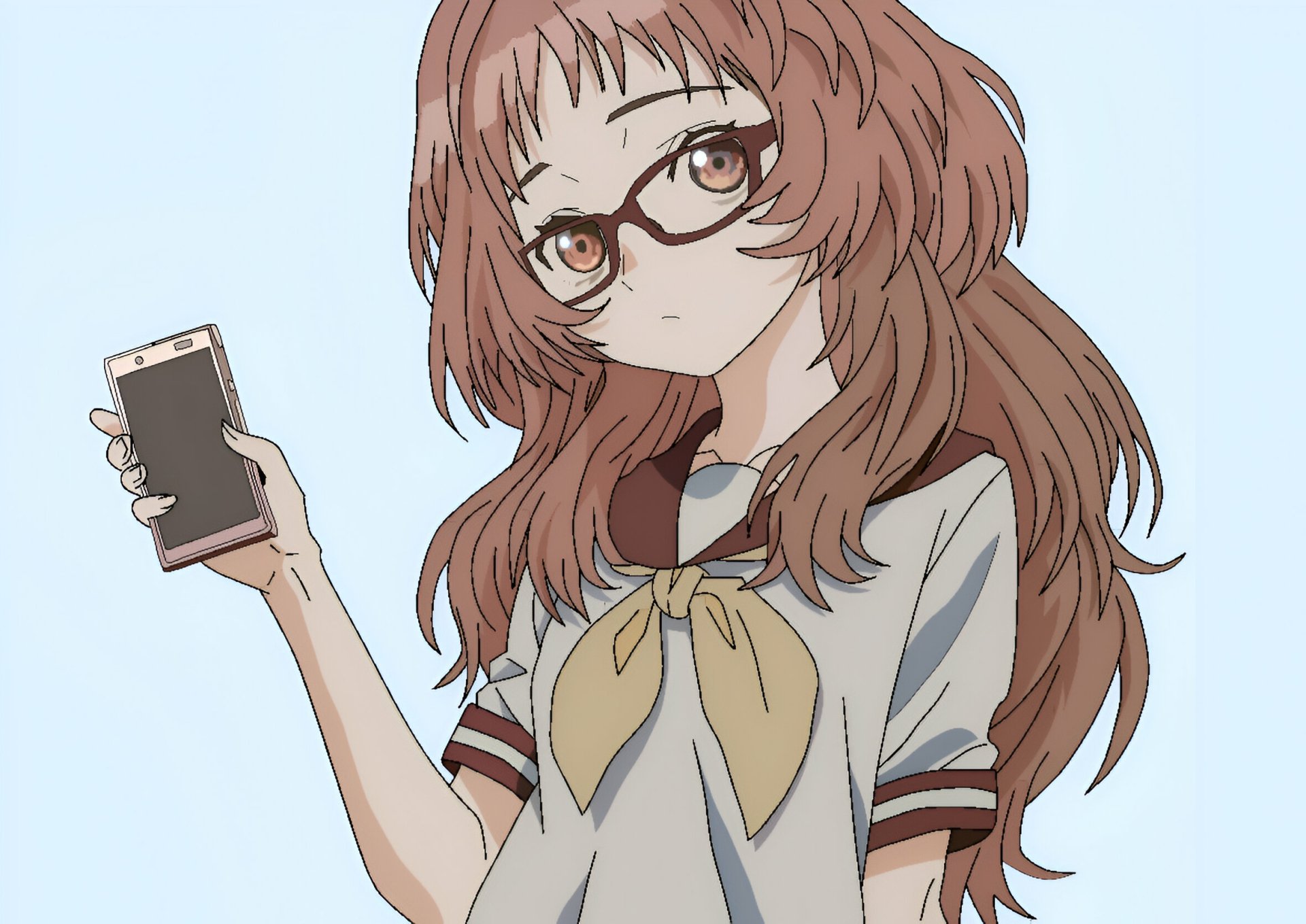 Download Anime The Girl I Like Forgot Her Glasses Ai Mie (The Girl I Like Forgot Her Glasses) HD Wallpaper by 山勝