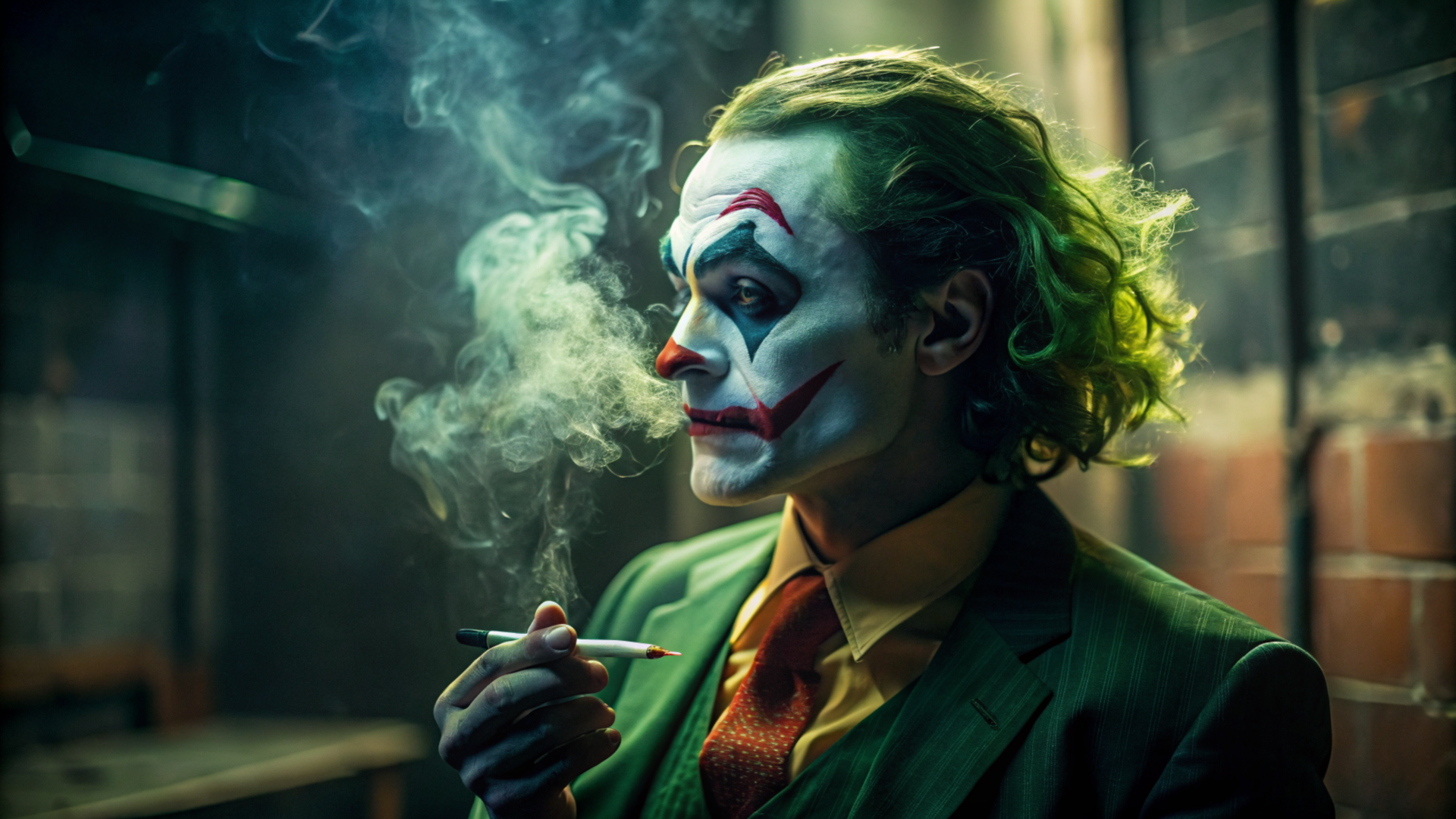 Joker smokes by Siwo