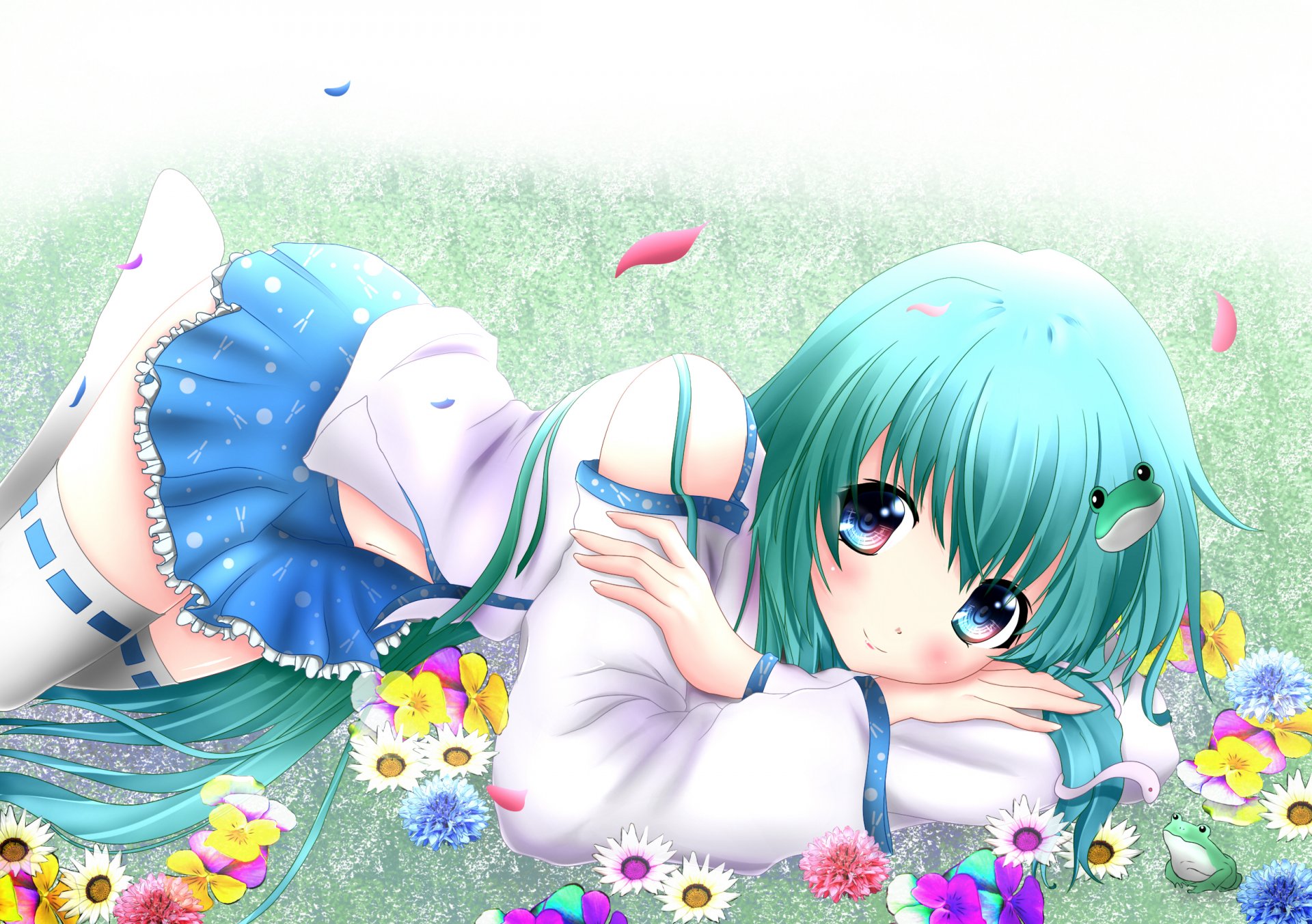 Download Sanae Kochiya Anime Touhou HD Wallpaper