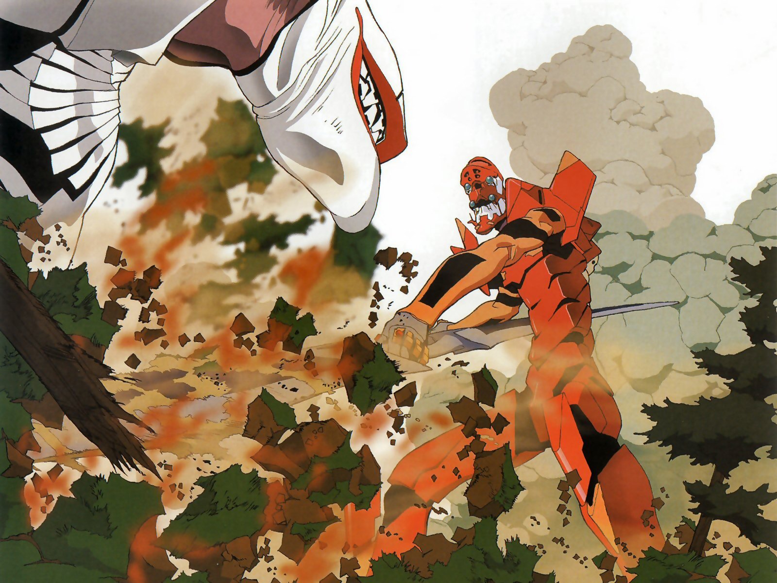 Download Evangelion Unit-02 Anime End Of Evangelion Wallpaper