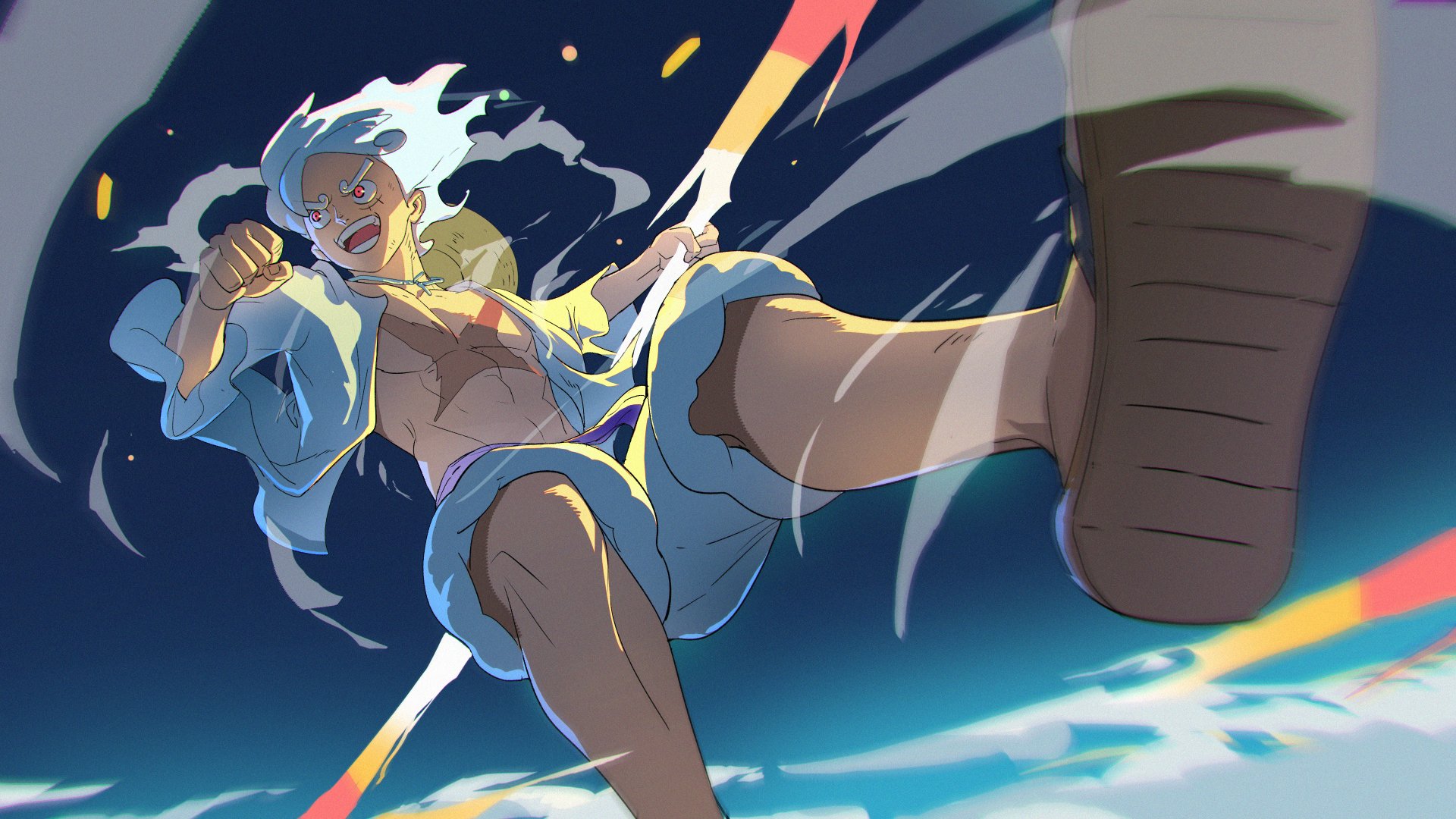 Monkey D. Luffy Gear 5 | Stunning One Piece 4K Ultra HD Anime Wallpaper ...