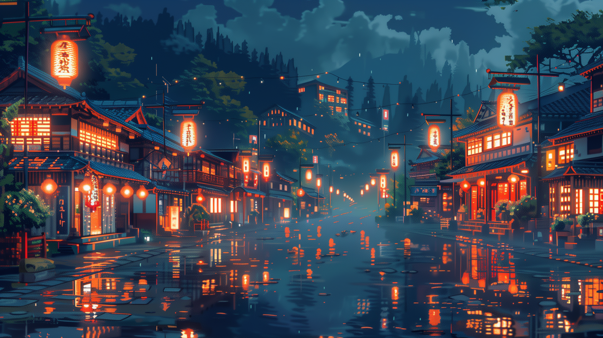 Download Japan House Japan AI Art HD Wallpaper