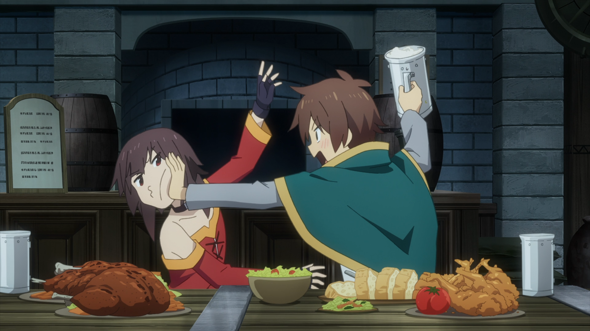 Download Anime KonoSuba - God’s Blessing On This Wonderful World!! Megumin (KonoSuba) Kazuma Satou HD Wallpaper