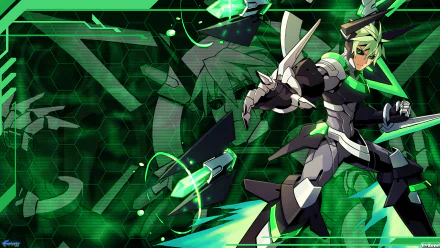 Jota (Azure Striker Gunvolt) HD Desktop Wallpaper | Background Image