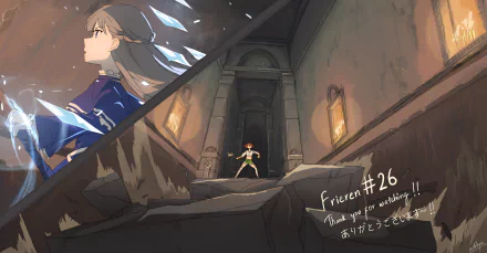 Anime Frieren: Beyond Journey's End HD Desktop Wallpaper | Background Image