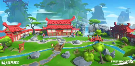 video game Fruit Ninja VR 2 HD Desktop Wallpaper | Background Image