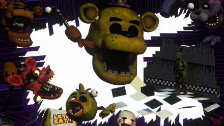 Five Nights at Freddy's 3 Freddy Fazbear's Pizza Five Nights at Freddy's HD Desktop Wallpaper | Background Image