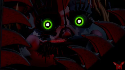 Scrap Baby (Five Nights at Freddy's) video game Freddy Fazbear's Pizzeria Simulator Five Nights at Freddy's HD Desktop Wallpaper | Background Image