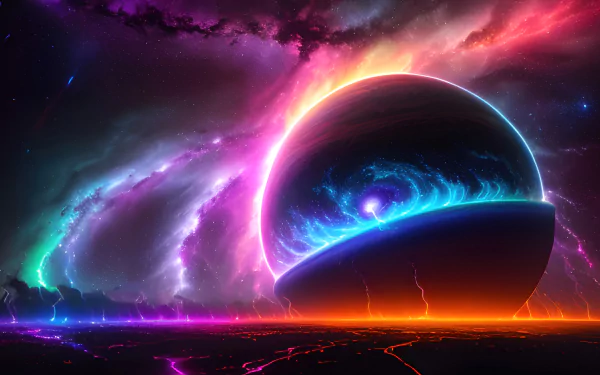 digital Stars space galaxy HD Desktop Wallpaper | Background Image