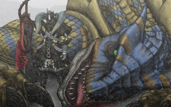 Video Game Monster Hunter Tigrex HD Wallpaper | Background Image