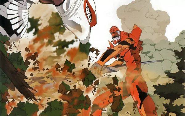 Evangelion Unit-02 Anime End of Evangelion HD Desktop Wallpaper | Background Image