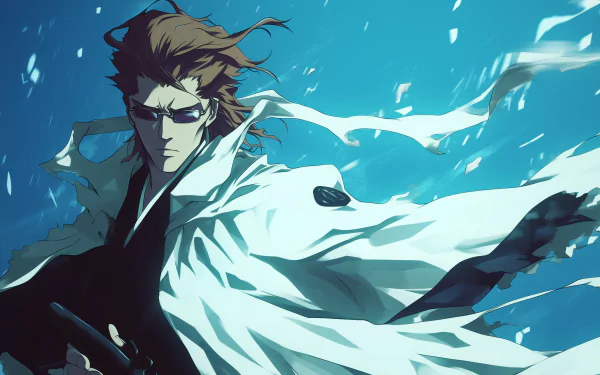 Shinji Hirako & Sōsuke Aizen - 4K Ultra HD Bleach Wallpaper