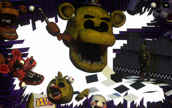 Five Nights at Freddy's 3 Freddy Fazbear's Pizza Five Nights at Freddy's HD Desktop Wallpaper | Background Image