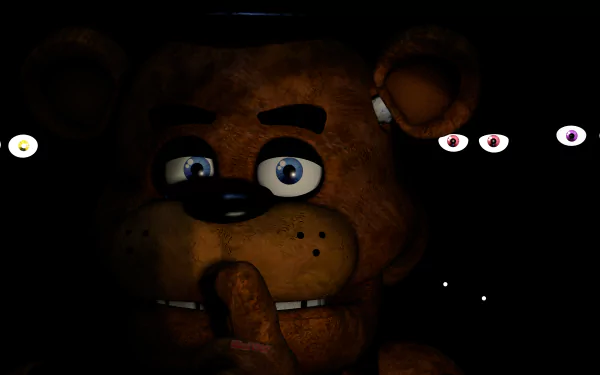 Fazbear Entertainment Freddy Fazbear's Pizza Classic Animatronics Original Animatronics Five Nights at Freddy's HD Desktop Wallpaper | Background Image