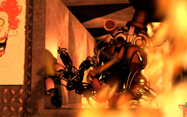 Molten Freddy (Five Nights at Freddy's) video game Freddy Fazbear's Pizzeria Simulator Five Nights at Freddy's HD Desktop Wallpaper | Background Image