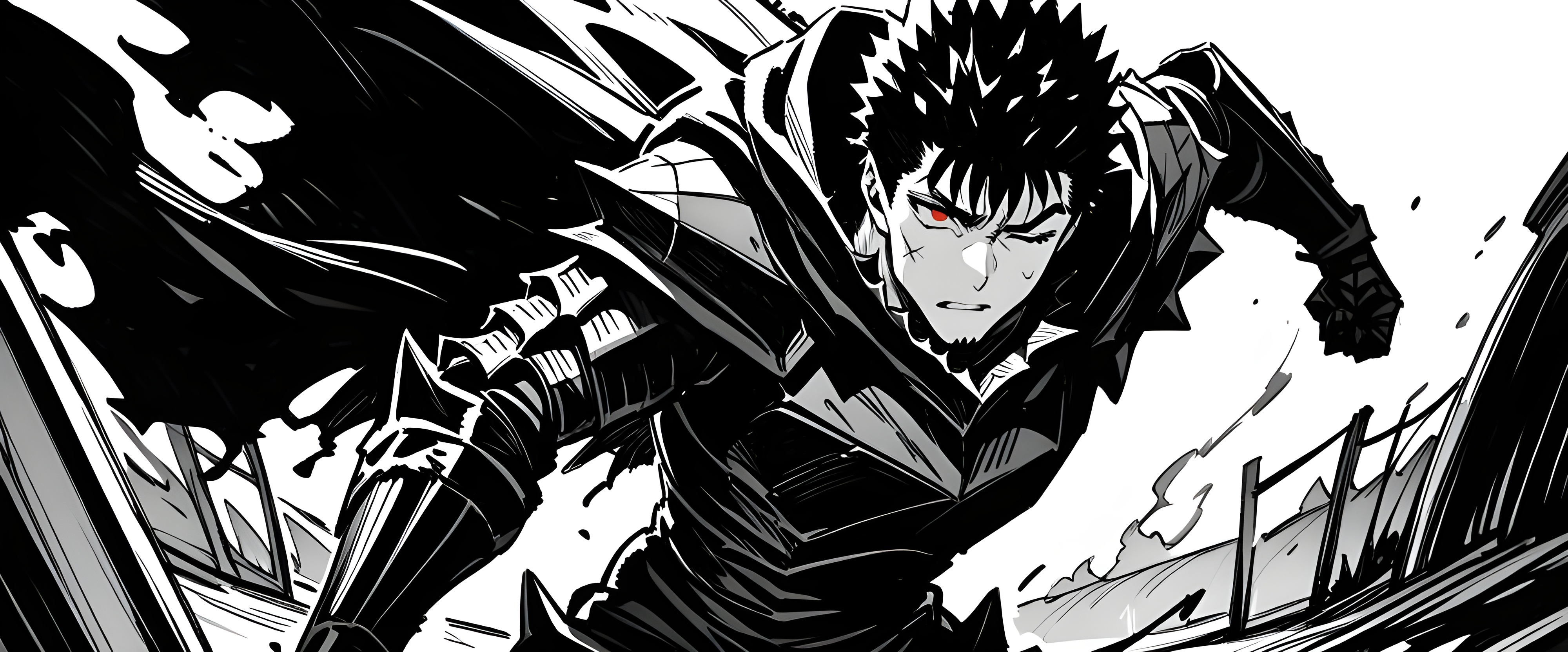 Guts - Berserk - Ultrawide By Animehandler