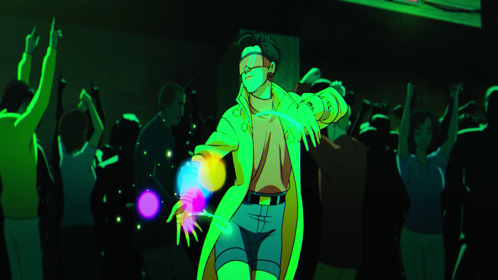 Jubilee from X-Men '97 TV Show featured in a vibrant HD desktop wallpaper and background.