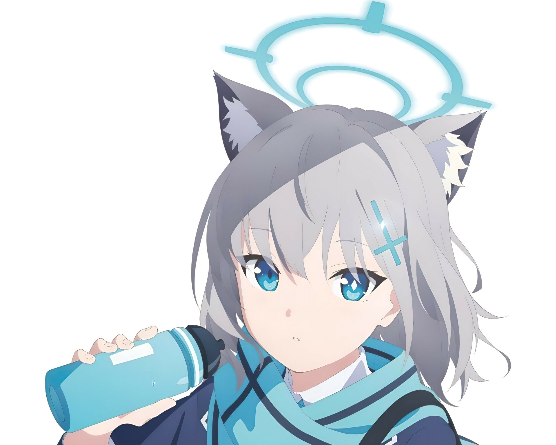 Download Anime Blue Archive The Animation Shiroko Sunaookami HD Wallpaper