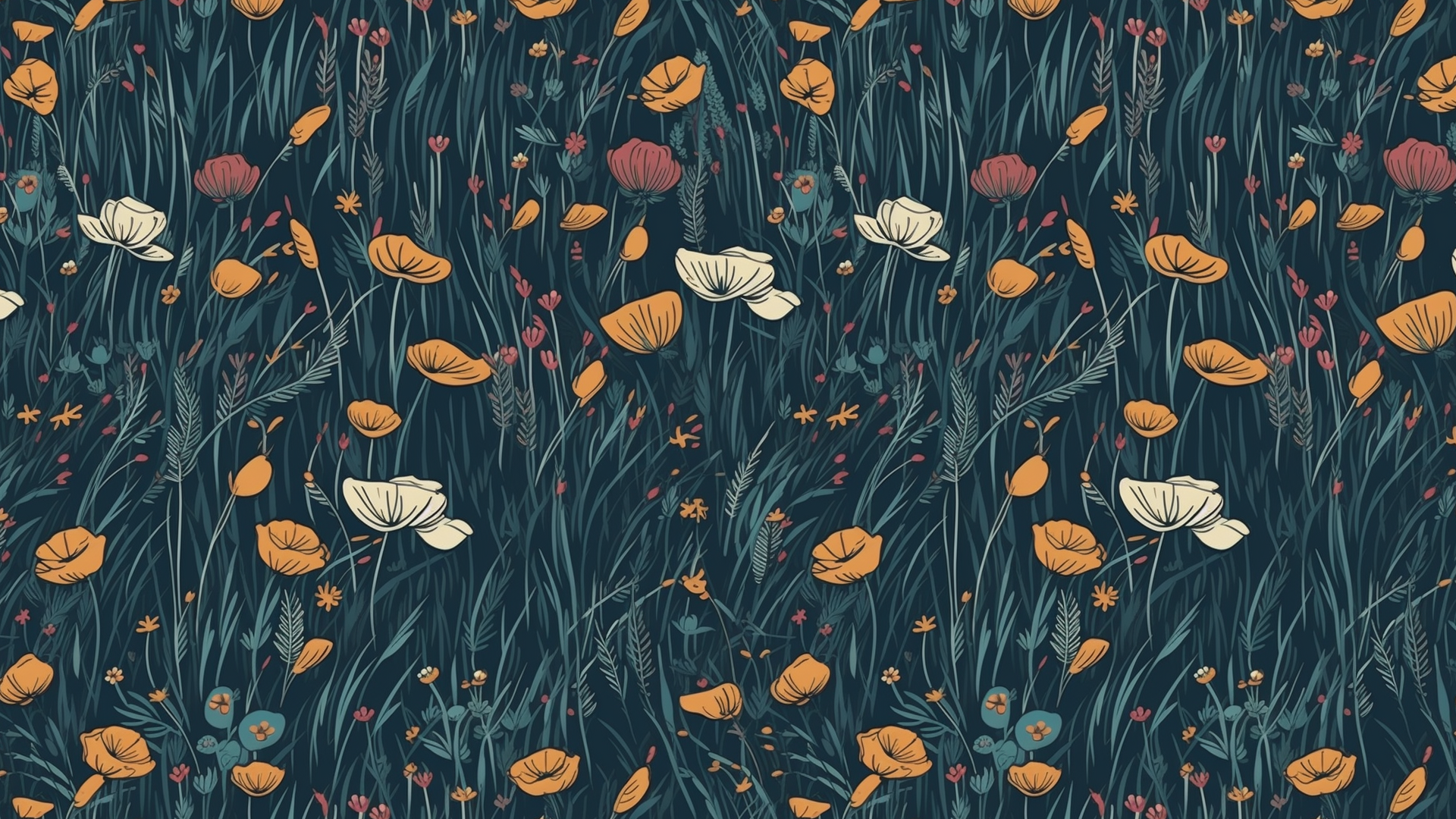 Desktop Background of flowers by nutfalcon