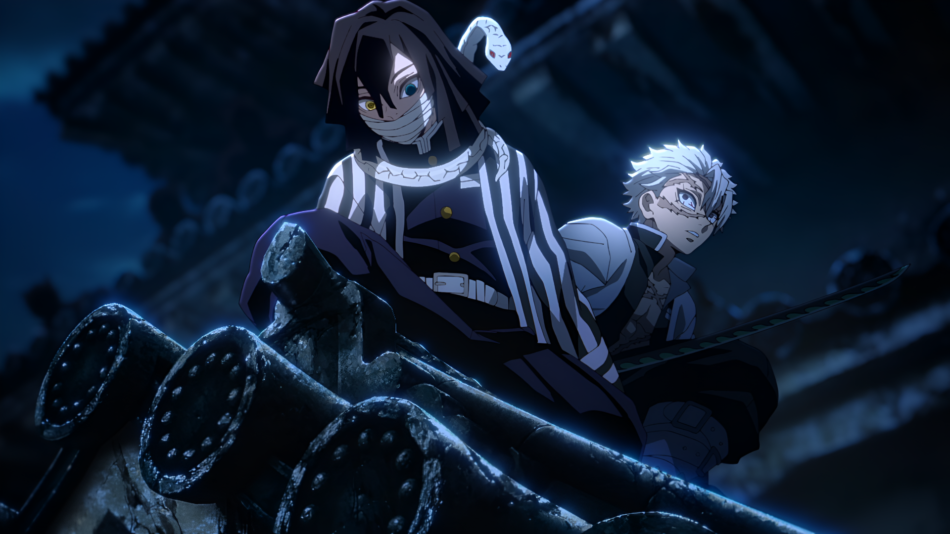 Download Anime Demon Slayer: Kimetsu No Yaiba Obanai Iguro Sanemi ...