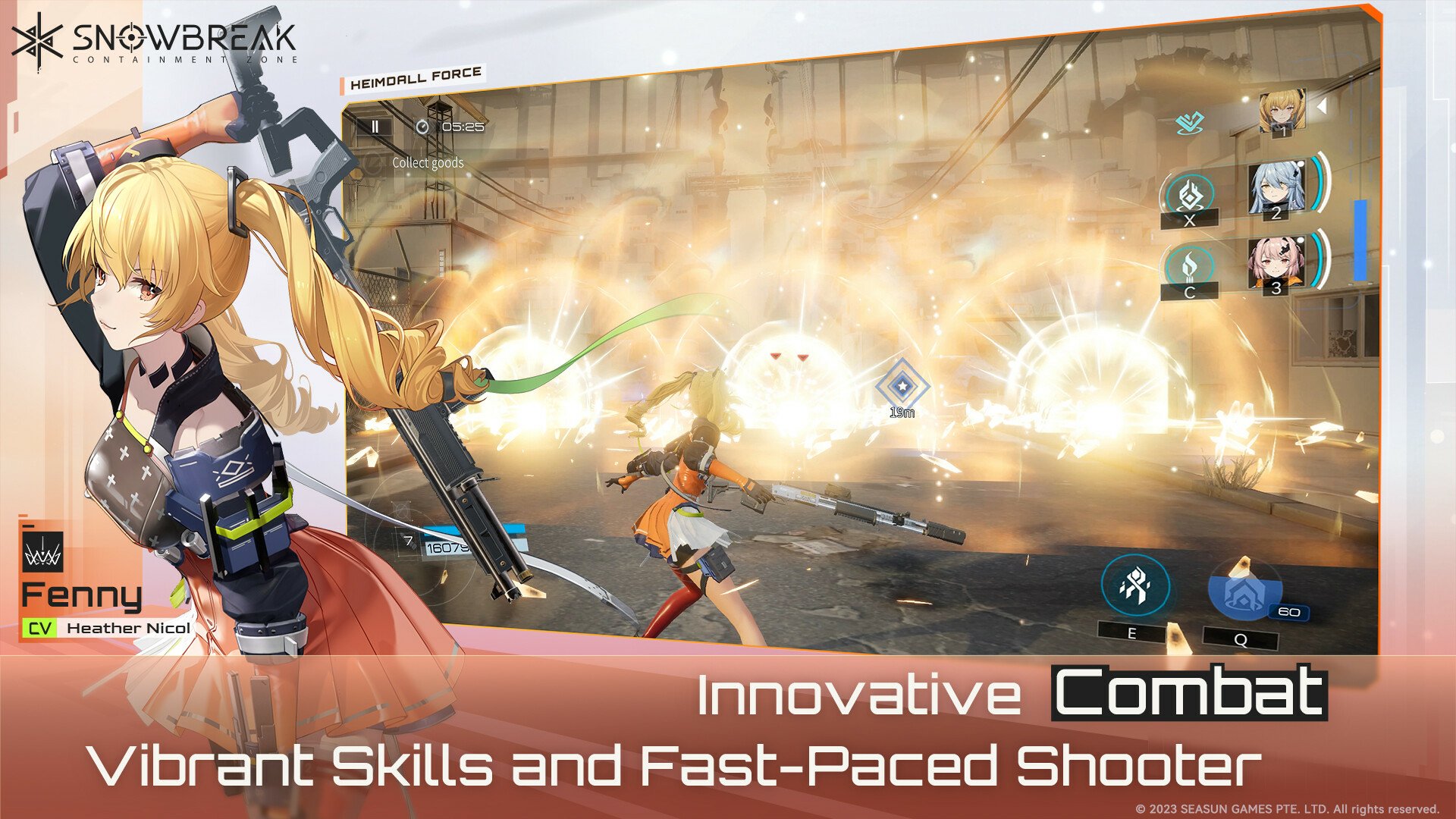 Snowbreak: Containment Zone HD Wallpaper - Thrilling Video Game Action