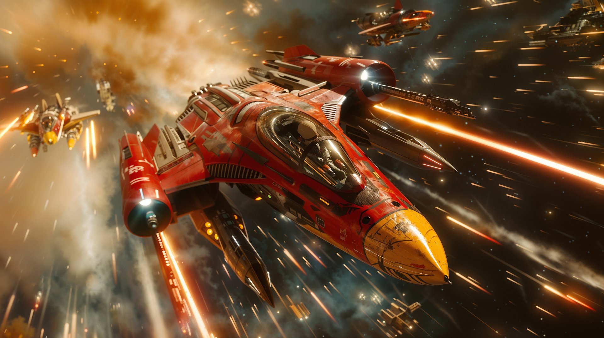 Download Starfighter Sci Fi HD Wallpaper by michaldunaj