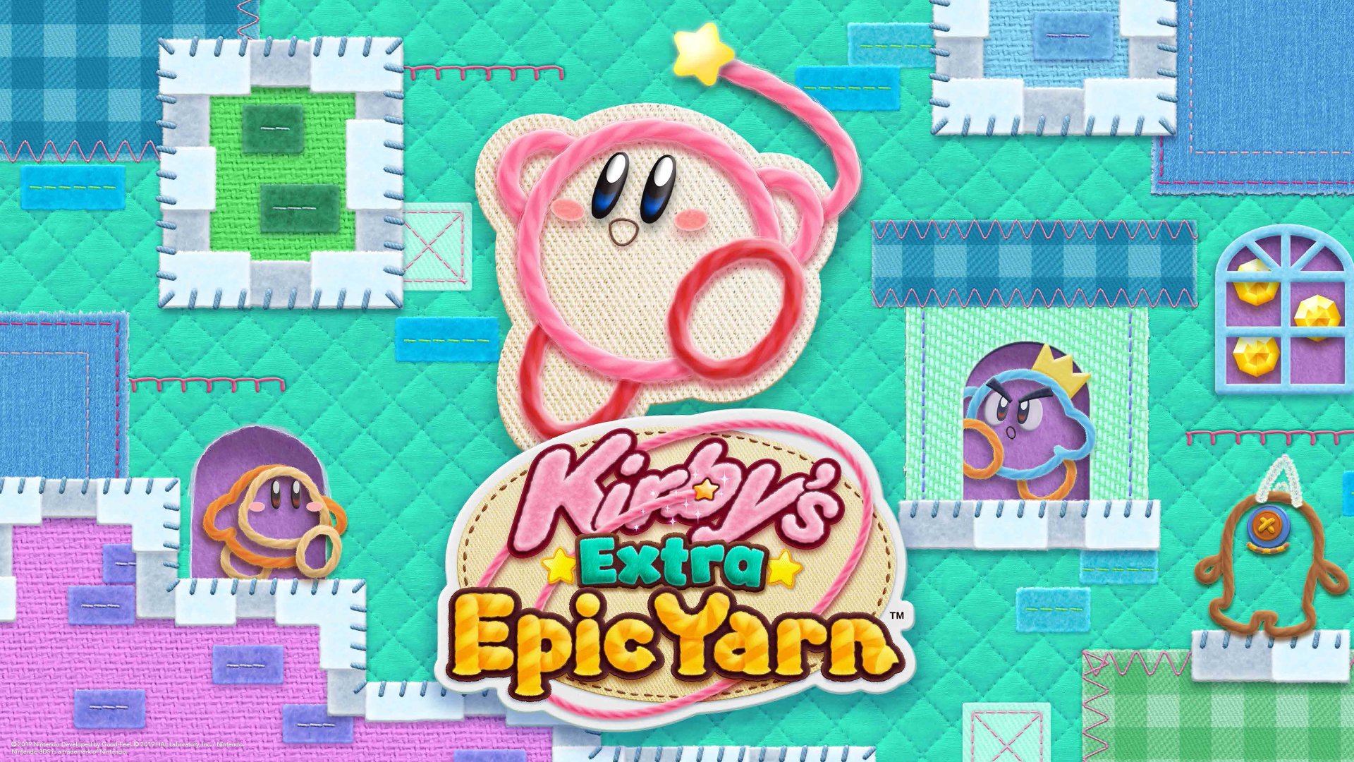 Download Kirby's Epic Yarn 4k Ultra HD Wallpaper