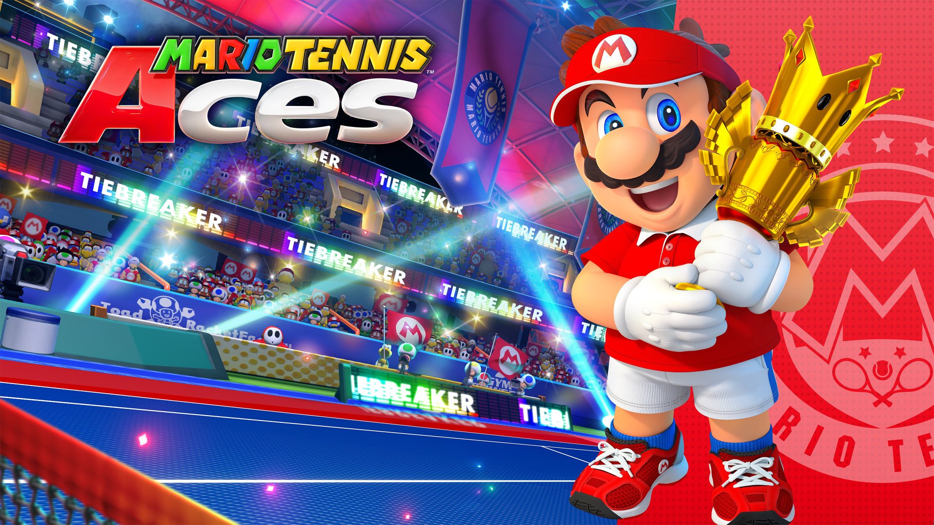 Download Mario Tennis Aces 4k Ultra HD Wallpaper